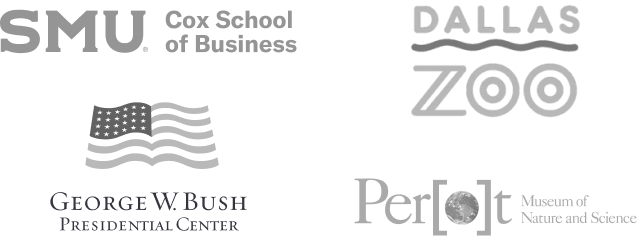 The official logos of numerous organizations which James Dondero and NexPoint contribute to as part of their philanthropic efforts.