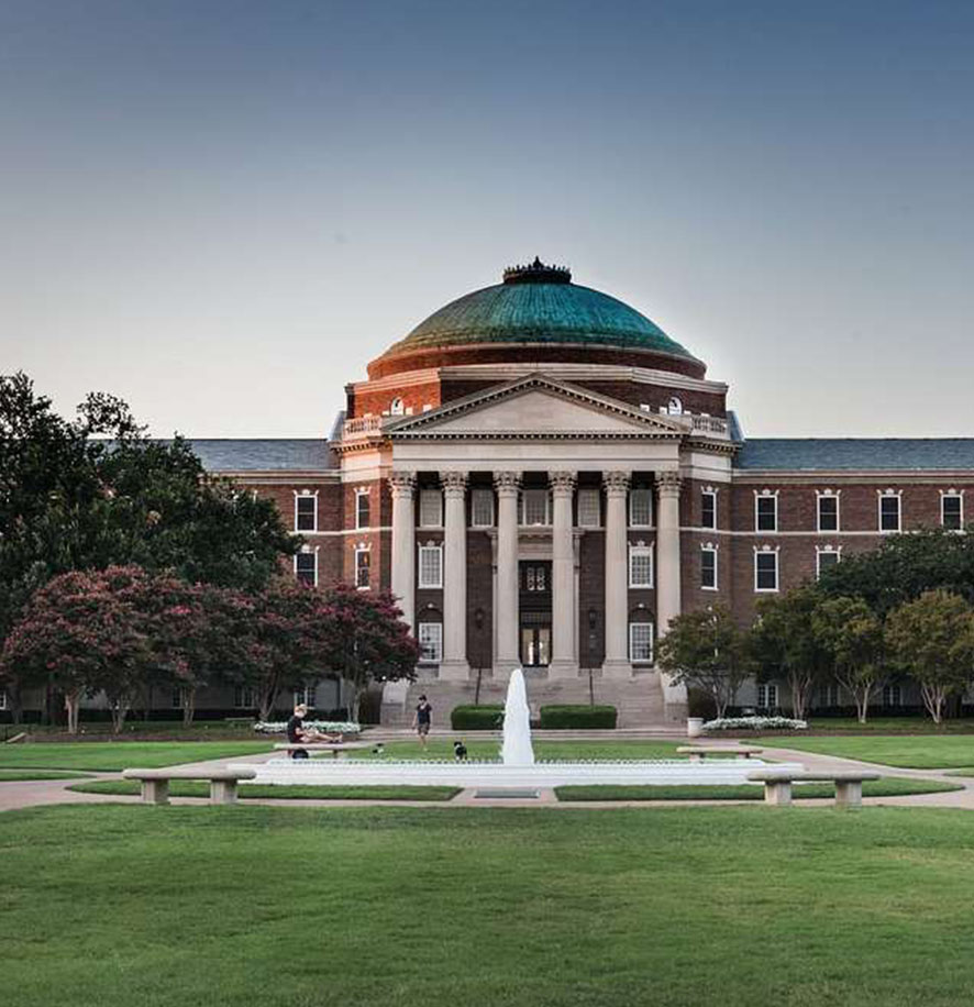 The Dedman College of Humanities and Sciences, located on the campus of Southern Methodist University.